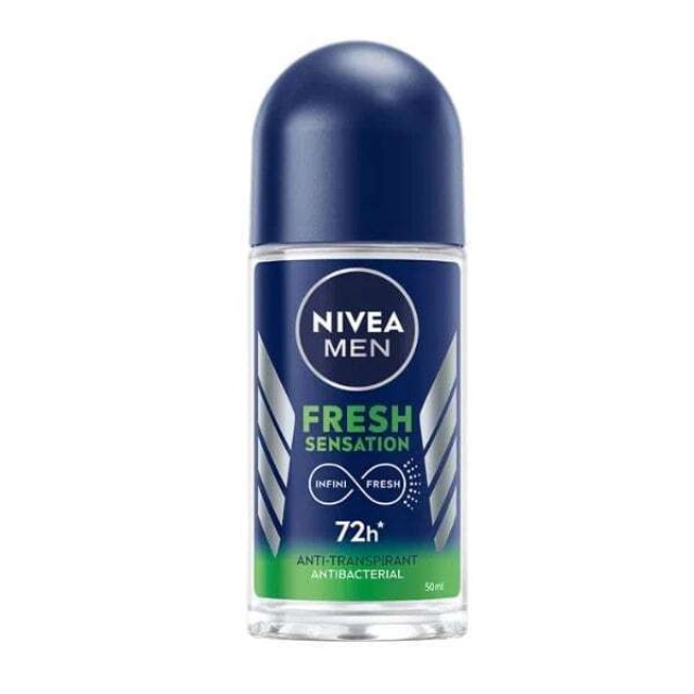 Nivea Men Fresh Sensation Deo 72h Ανδρικό Αντιιδρωτικό Αποσμητικό, 50ml