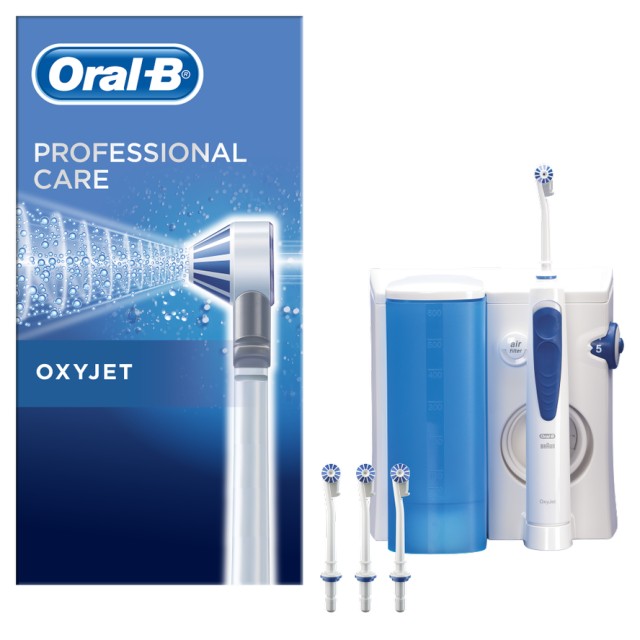 Oral-B Professional Care Oxyjet Water Flosser Σύστημα Καθαρισμού Με Μικροφυσαλίδες