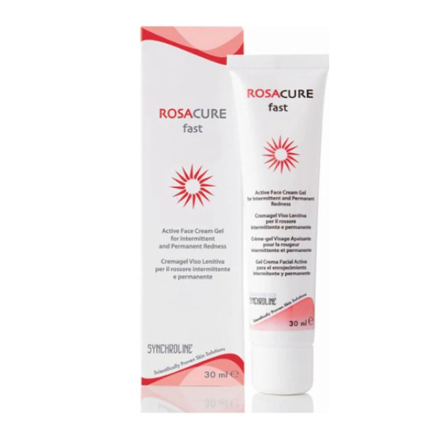 Synchroline Rosacure Fast Cream Gel Κρέμα Gel για την Ερυθρότητα του Προσώπου, 30 ml