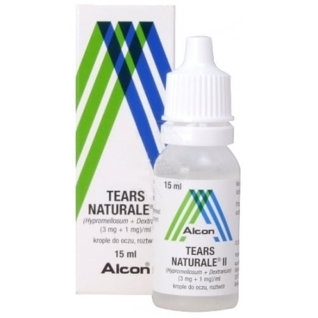 Tears Naturale II Οφθαλμικές Σταγόνες σε Διάλυμα, 15 ml