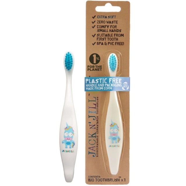 Jack n Jill Biodegradable Kids Toothbrush Extra Soft Βρεφική Οδοντό...
