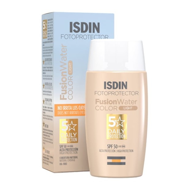 ISDIN Fotoprotector Fusion Water Color Light SPF50 Αντηλιακό Προσώπ...