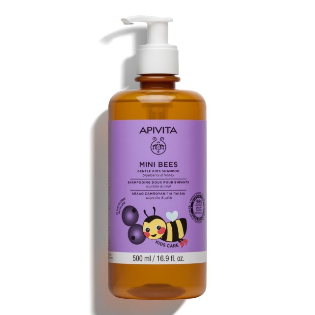 Apivita Υποαλλεργικό Παιδικό Σαμπουάν Mini Bees με Μέλι σε Μορφή Gel, 500ml