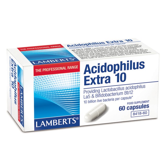 Lamberts Acidophilus Extra 10 Milk Free Προβιοτικά, 60 Κάψουλες