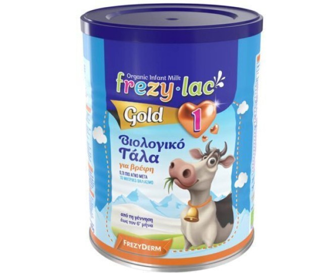 Frezyderm Frezylac Gold Upgrade 1 Βιολογικό Γάλα για Βρέφη 0-6 μηνών, 400gr