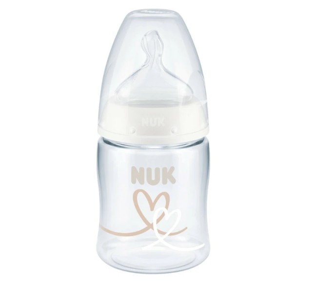 Nuk First Choice+ Μπιμπερό Πλαστικό με Θηλή Σιλικόνης 0-6m 150ml, 1τμχ