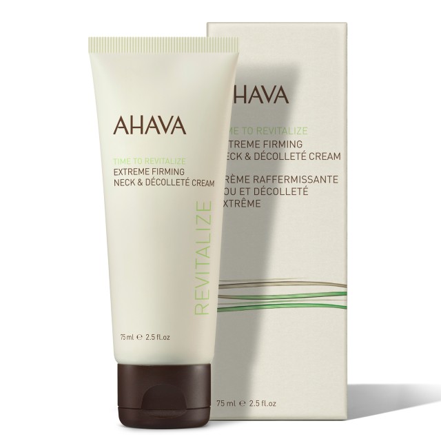 Ahava Time to Revitalize Extreme Cream Συσφικτική Αντιρυτιδική Κρέμα Λαιμού & Ντεκολτέ 75ml