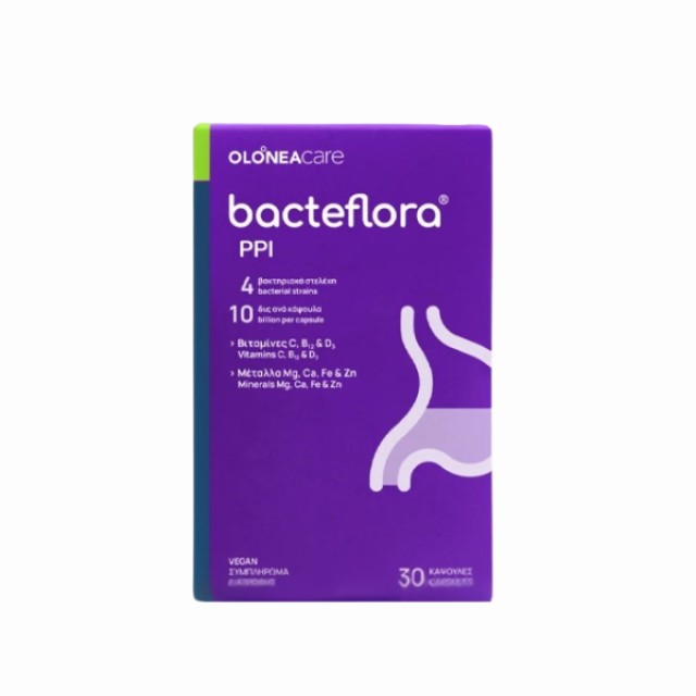 Olonea BacteFlora PPI Προβιοτικό για την Συμπλήρωση & Εξισορρόπηση ...