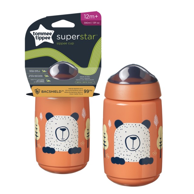 Tommee Tippee SuperStar Sippee Cup Εκπαιδευτικό Πλαστικό Κύπελλο 12m+, 390ml