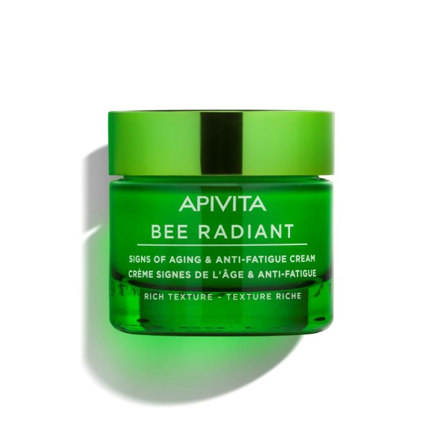 Apivita Bee Radiant Κρέμα για Σημάδια Γήρανσης & Ξεκούραστη Όψη Πλούσια Υφή, 50ml