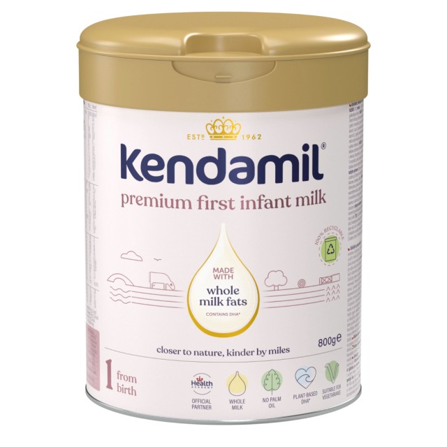 Kendamil Premium First Infant Milk 1 Γάλα σε Σκόνη 0m+, 800g