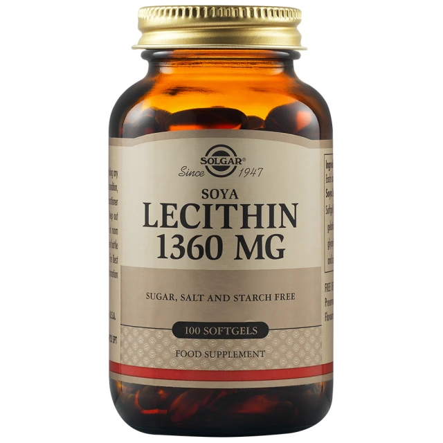 Solgar Soya Lecithin 1360 mg Soy Lecithin Dietary Supplement,...