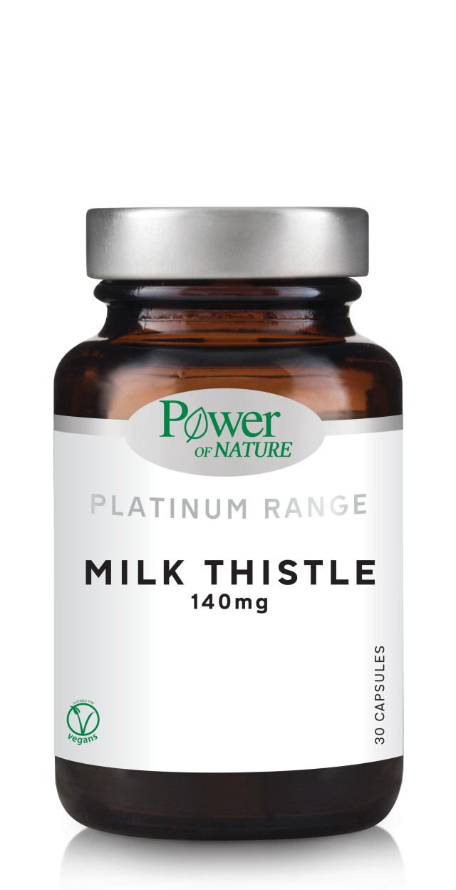 Power Health Platinum Milk Thistle 140mg, 30 Κάψουλες