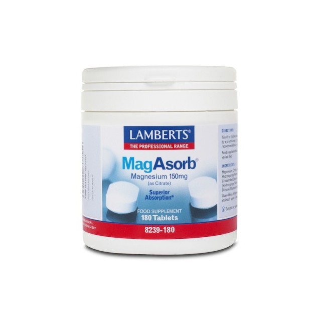 Lamberts MagAsorb Συμπλήρωμα Διατροφής για την Ανάπτυξη των Οστών &...