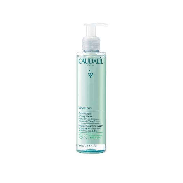 Caudalie Vinoclean Eau Micellar Cleansing Water Νερό Καθαρισμού Για Πρόσωπο - Μάτια, 200ml