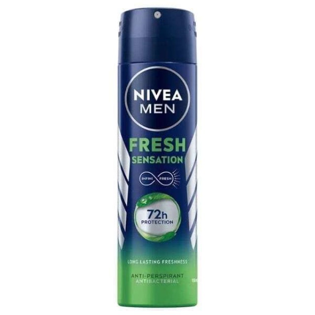 Nivea Men Fresh Sensation Spray Ανδρικό Αποσμητικό, 150ml