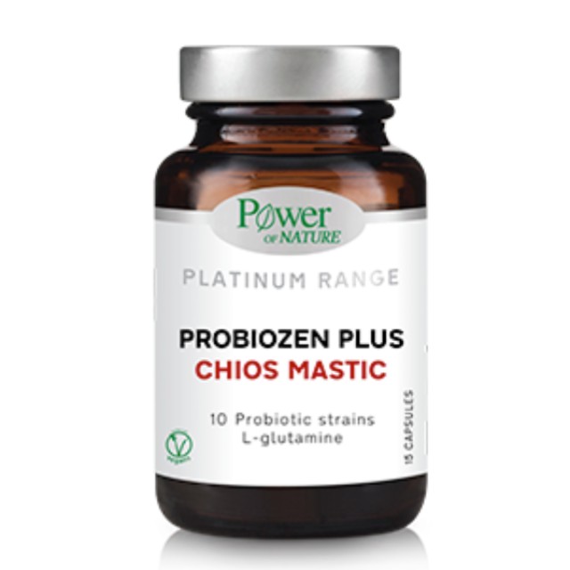 Power of Nature Platinum Range Probiozen Plus Chios Mastic, 15 Κάψουλες