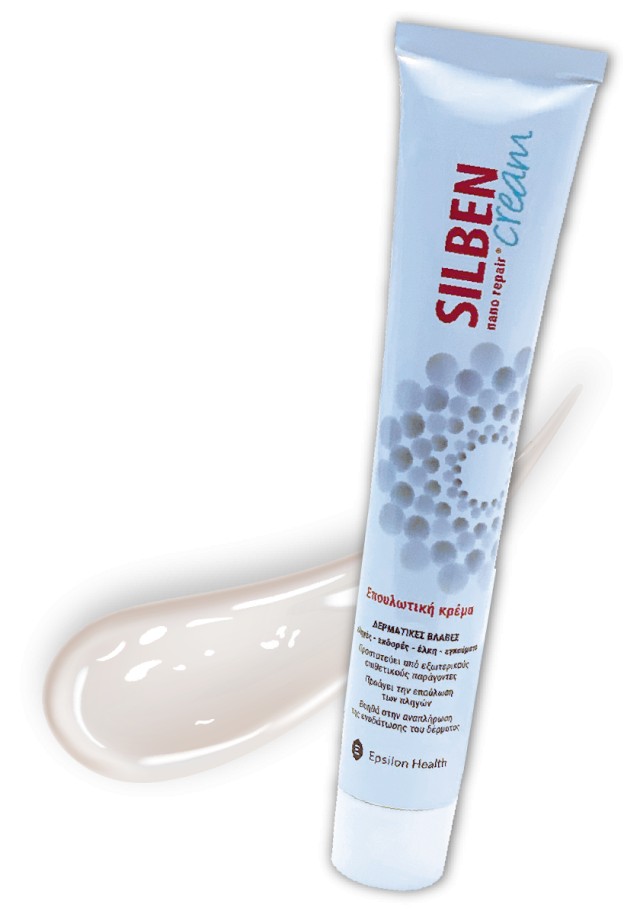 Silben Nano Repair Cream Επουλωτική Κρέμα για Δερματικές Βλάβες, 50ml