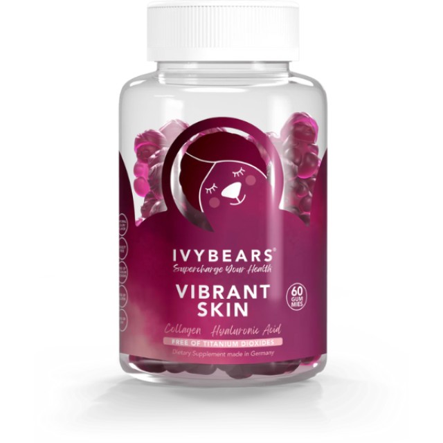 IvyBears Vibrant Skin, 60gummies