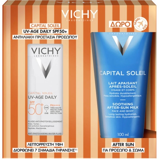 Vichy Promo Capital Soleil UV- Age Daily Spf50+ 40ml + After Sun 100ml