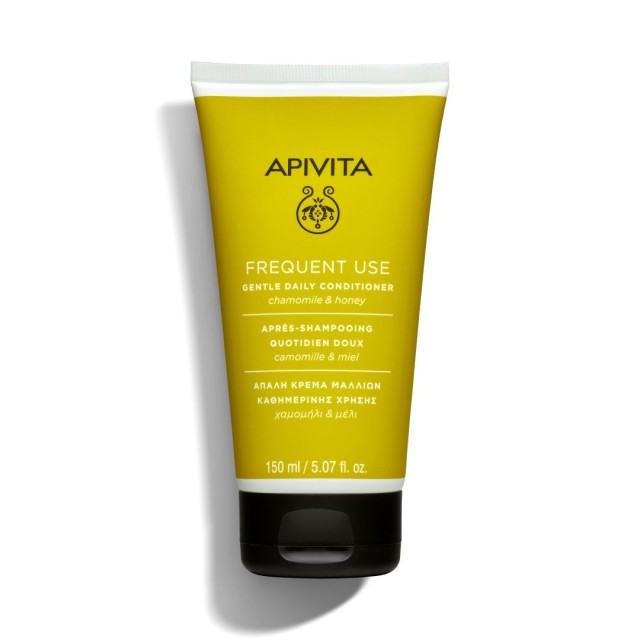 Apivita Conditioner Απαλή Κρέμα Καθημερινής Χρήσης για Όλους τους Τύπους Μαλλιών με Χαμομήλι & Μέλι, 150ml