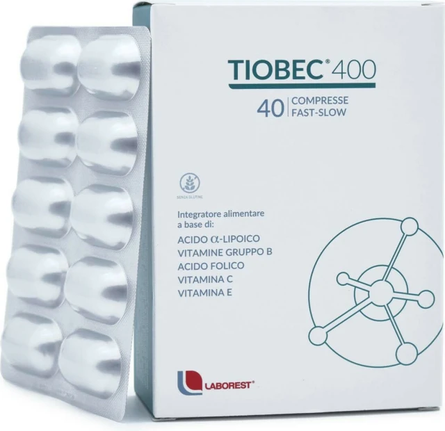 Uriach Tiobec 400mg Dietary Supplement for Oxidative Stress and...