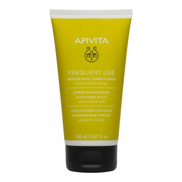 Apivita Conditioner Απαλή Κρέμα Καθημερινής Χρήσης για Όλους τους Τύπους Μαλλιών με Χαμομήλι & Μέλι, 150ml