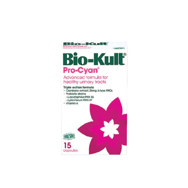 Bio-Kult Pro-Cyan Φόρμουλα Προβιοτικών Για Ουρολοιμώξεις, 15 κάψουλες