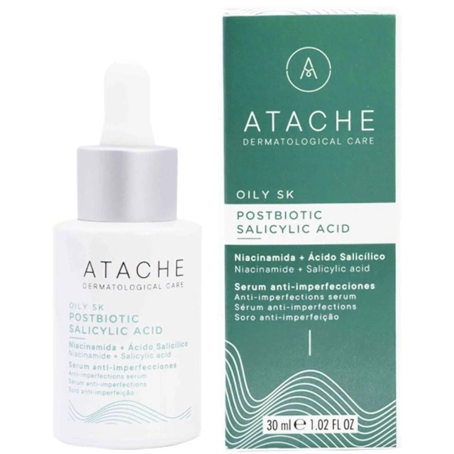 Atache Oily SK Postbiotic Salicylic Acid Serum Ορός Προσώπου για Επ...