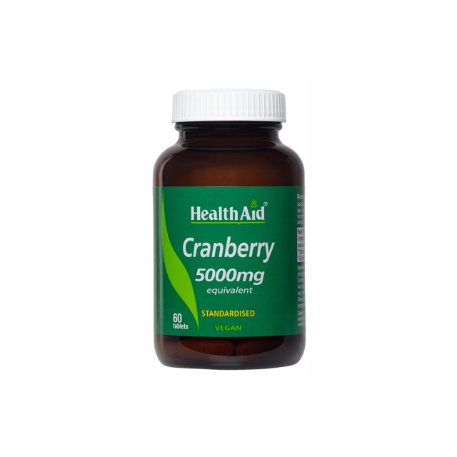 Health Aid Cranberry Extract Συμπλήρωμα Διατροφής με Κράνμπερρυ για την Σωστή Λειτουργία του Ουροποιητικού Συστήματος, 60 Ταμπλέτες