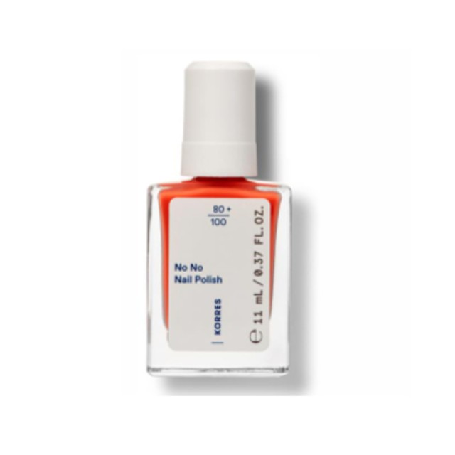 Korres No No Nail Polish 43 Summer Peach Βερνίκι νυχιών, 11ml
