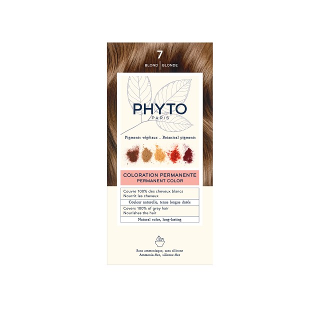 Phyto Phytocolor Μόνιμη Βαφή Μαλλιών 7 Ξανθό
