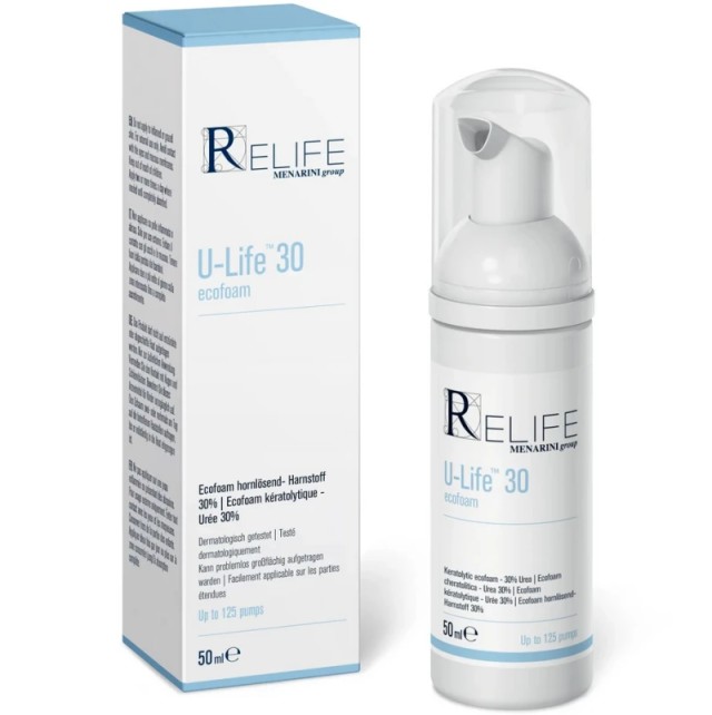 Relife U-Life 30 Ecofoam Κερατολυτικός Αφρός Προσώπου με 30% Ουρία,...