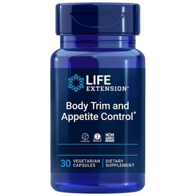 Life Extension Body Trim & Appetite Control Συμπλήρωμα Για Απώλεια - Διατήρηση Βάρους, 30 Φυτικές Κάψουλες