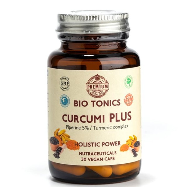 Bio Tonics Curcumi Plus Συμπλήρωμα Διατροφής με εκχύλισμα Κουρκουμά...