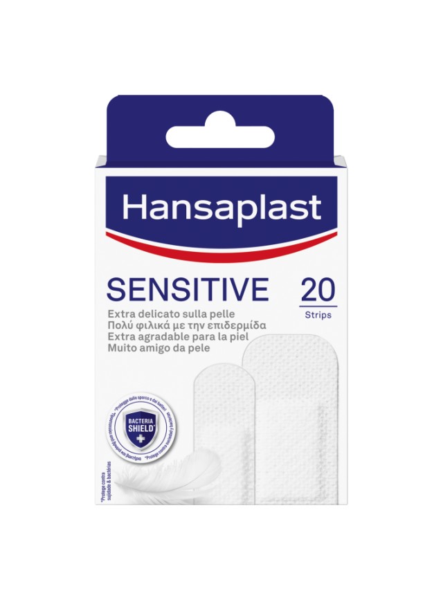 Hansaplaslt Sensitive Plaster Hypoallergenic Αυτοκόλλητα Υποαλλεργικά Επιθέματα 20 Τεμάχια