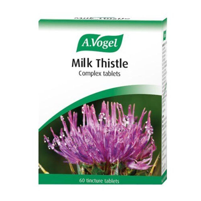 A. Vogel Milk Thistle Φυτικό Προστατευτικό του Ήπατος, 60 ταμπλέτες
