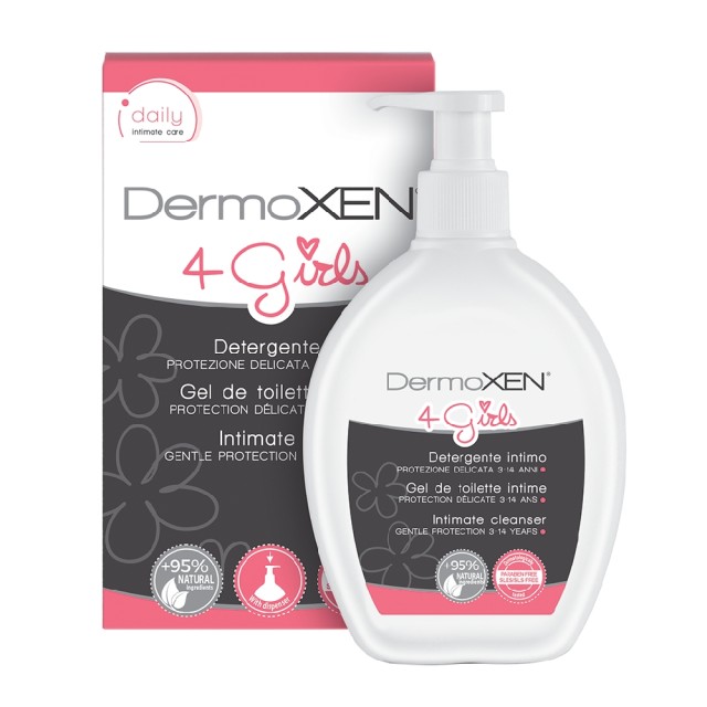 DermoXEN Intimate Cleanser 4 Girls Καθαριστικό για την Ευαίσθητη Πε...