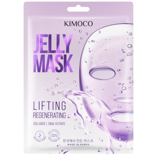Kimoco Jelly Mask Αναζωογονητική Μάσκα Προσώπου για Ανόρθωση, 1τμχ