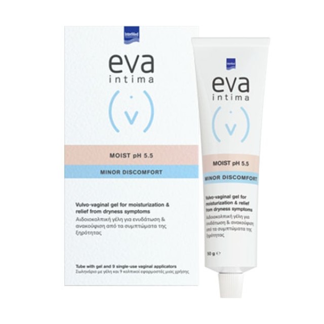 Eva Intima Moist pH 5.5 Minor Discomfort Ενυδατική Γέλη Για Την Κολ...