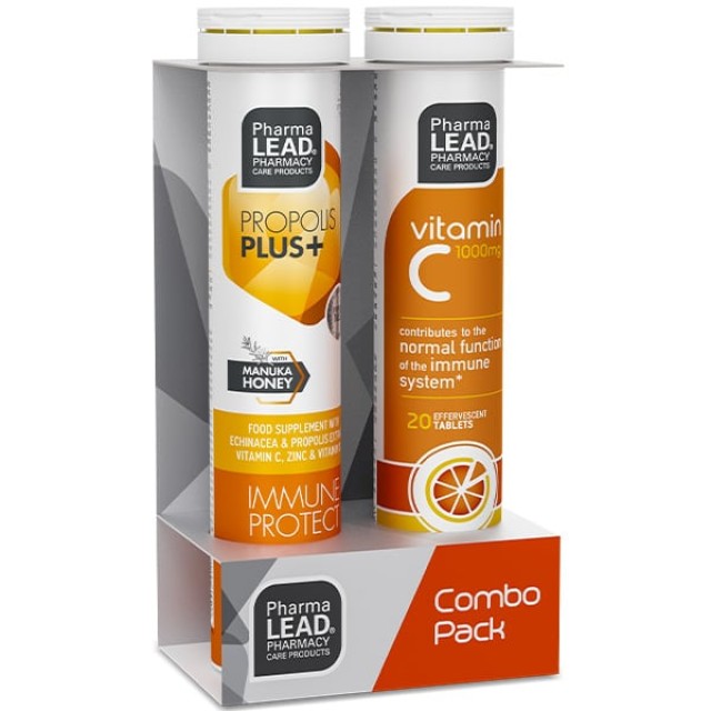 Pharmalead Propolis Plus+ With Manuka Honey 20 Αναβράζοντα Δισκία &...