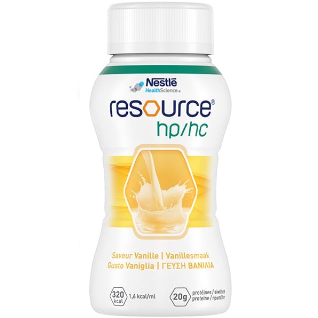 Nestle Resource HP/HC Vanilla Υπερπρωτεϊνικό & Υπερθερμιδικό Συμπλή...