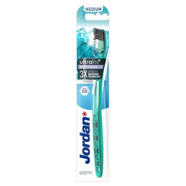 Jordan Ultralite Whitening Medium Toothbrush Οδοντόβουρτσα Μέτριας ...