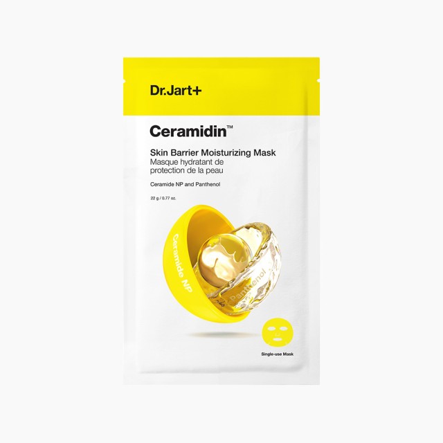 Dr. Jart+ Ceramidin Skin Barrier Moisturizing Mask Ενυδατική Μάσκα Προσώπου Για Ξηρή Επιδερμίδα, 22ml