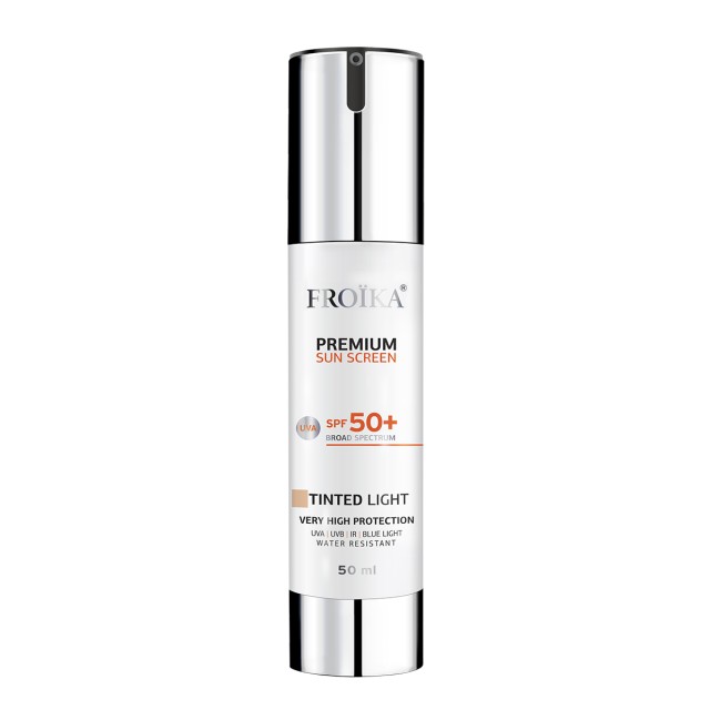 Froika Premium Sun Screen SPF50+ Tinted Light Αντηλιακό Προσώπου με...