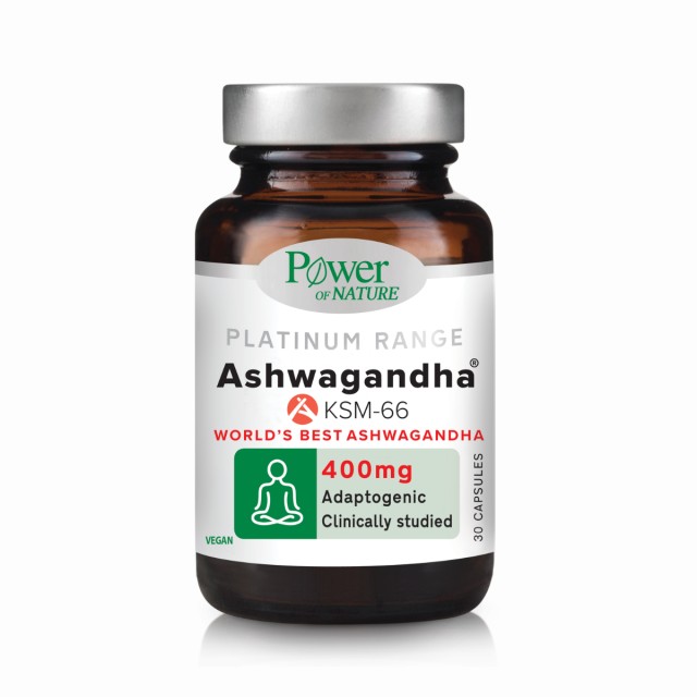 Power Health Platinum Ashwagandha 400mg, 30 Κάψουλες