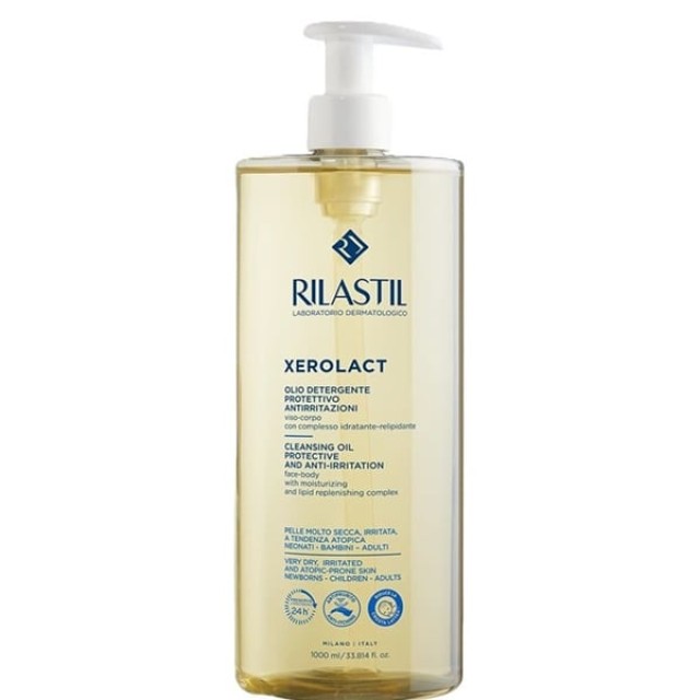 Rilastil Xerolact Cleansing Oil Ελαιώδες Καθαριστικό για Επιδερμίδε...