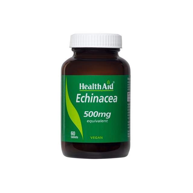Health Aid Echinacea Purpurea 500mg, 60 Ταμπλέτες