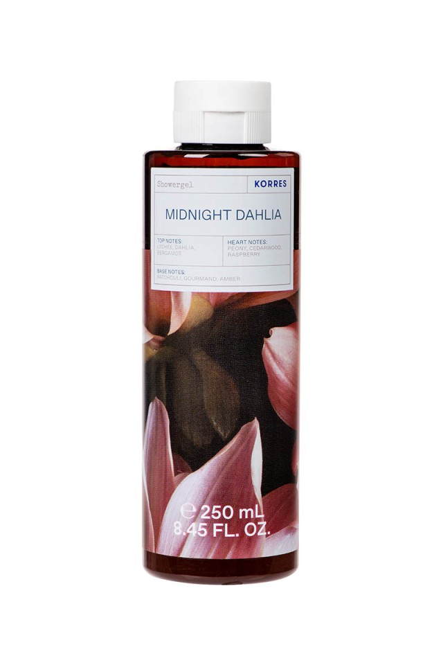 Korres Αρωματικό Αφρόλουτρο Midnight Dahlia, 250ml