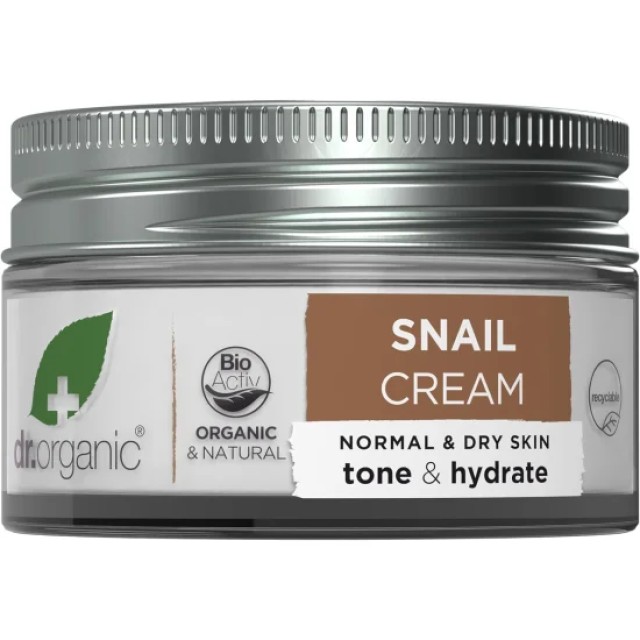Dr. Organic Snail Gel Anti-Ageing Face Cream Ενυδατική & Αντιγηραντ...